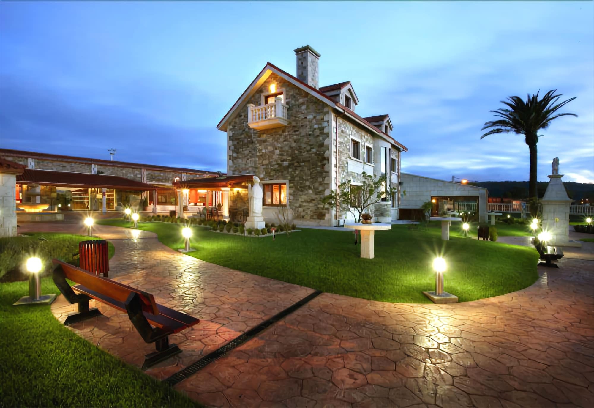 Bed and Breakfast Complejo Aldeola Мальпика Экстерьер фото